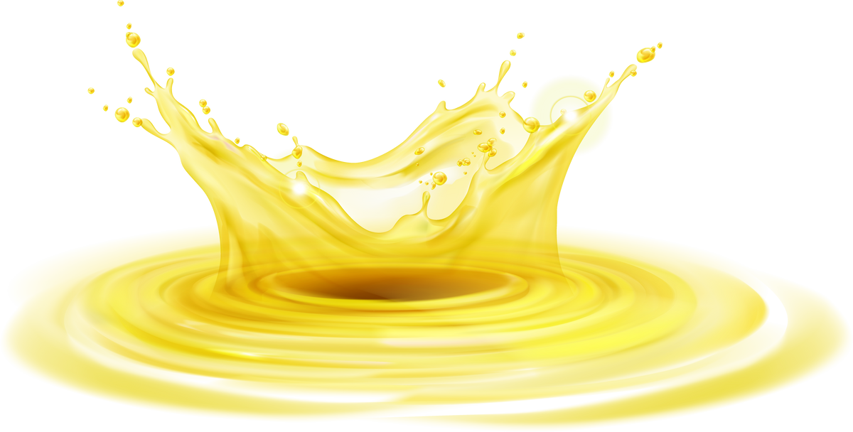 Yellow water splash